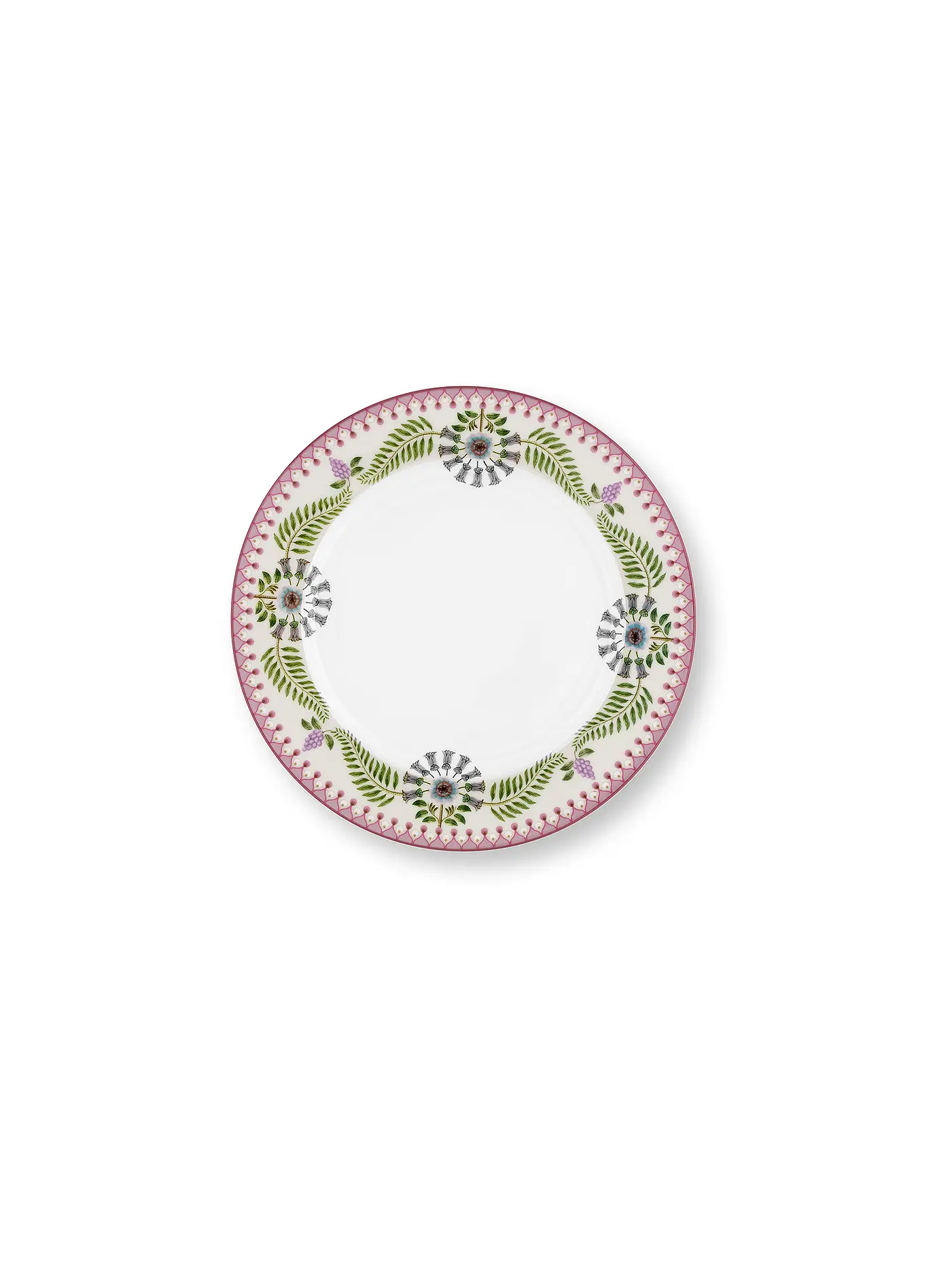 PIP STUDIO | Frühstücksteller groß LILY & LOTUS 23cm Light Green | lila